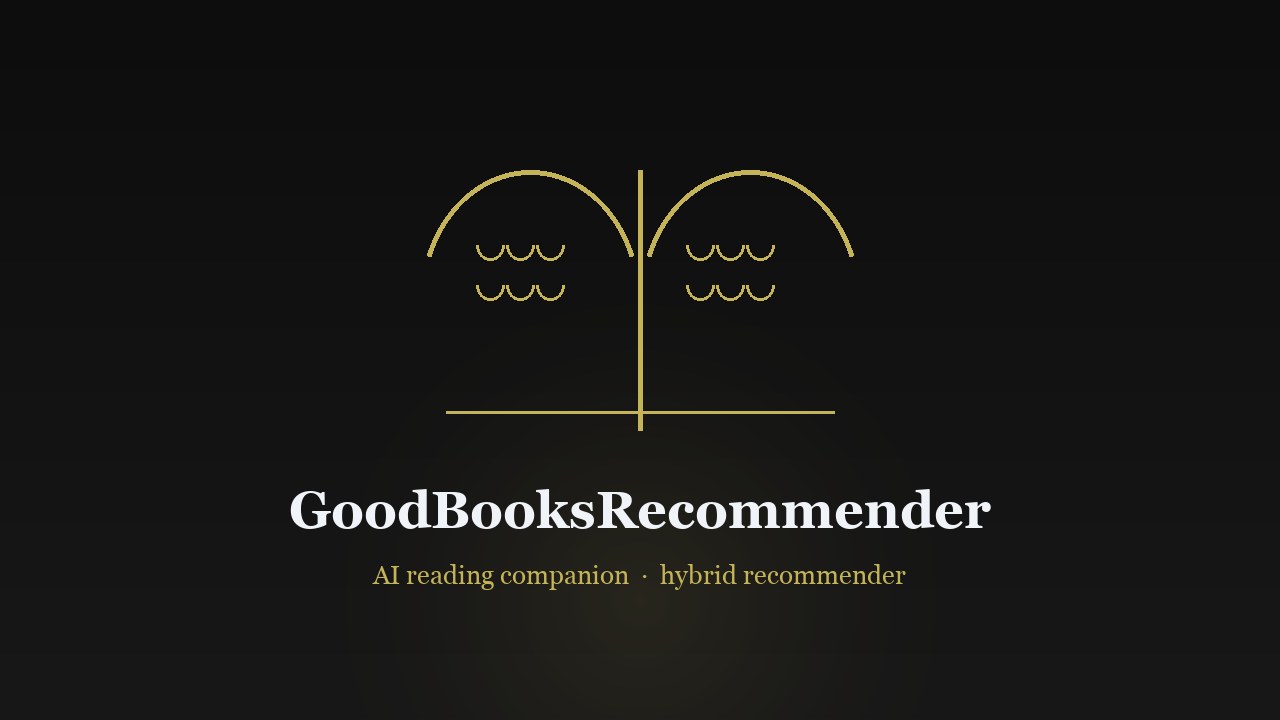 GoodBooksRecommender